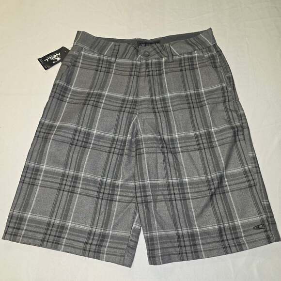 O'Neill Other - O'Neill Men's Gray Plaid Casual Shorts size 30 NWT